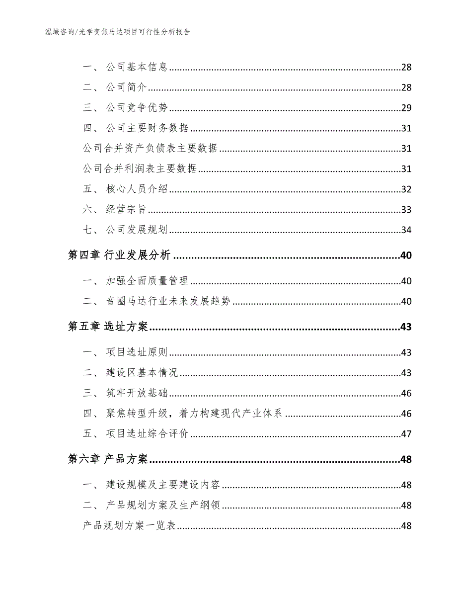 光学变焦马达项目可行性分析报告_第3页