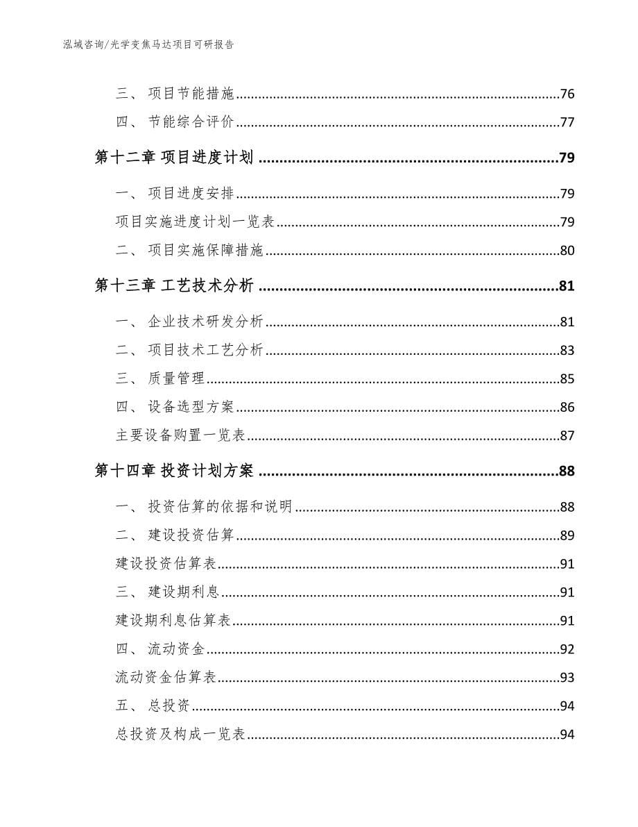 光学变焦马达项目可研报告（参考模板）_第5页