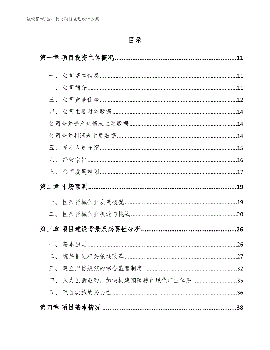 医用耗材项目规划设计方案（范文）_第4页