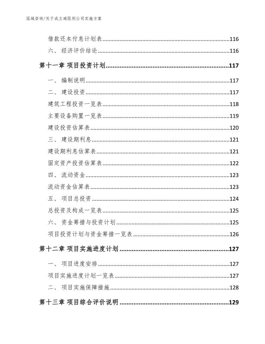 关于成立减阻剂公司实施方案【范文参考】_第5页