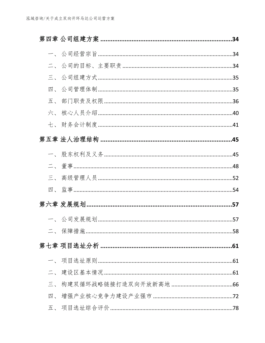 关于成立双向开环马达公司运营方案_第3页