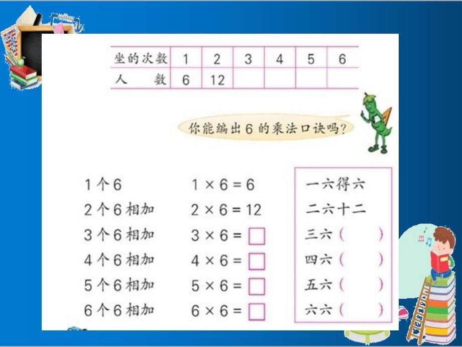 人教版二年级上册数学6的乘法口诀ppt优质课件_第5页