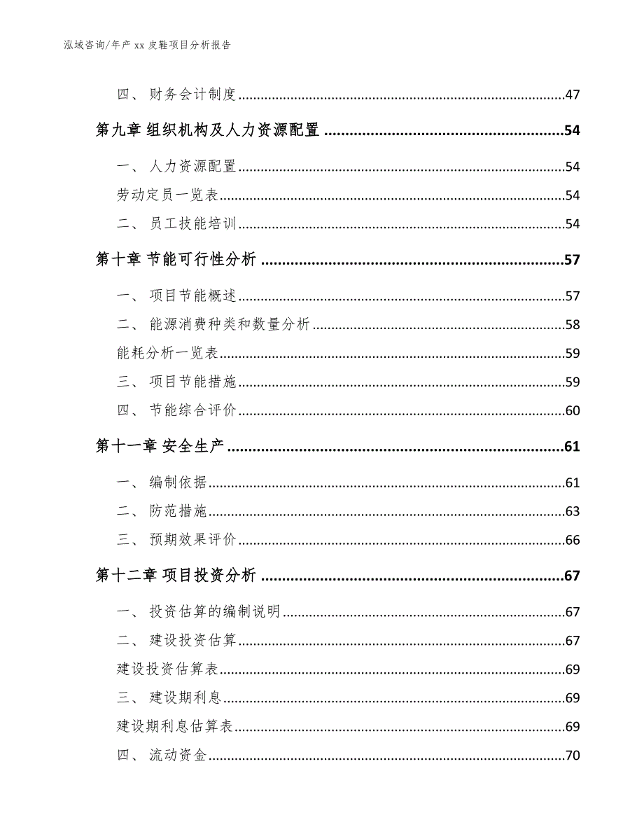 年产xx皮鞋项目分析报告（模板参考）_第3页