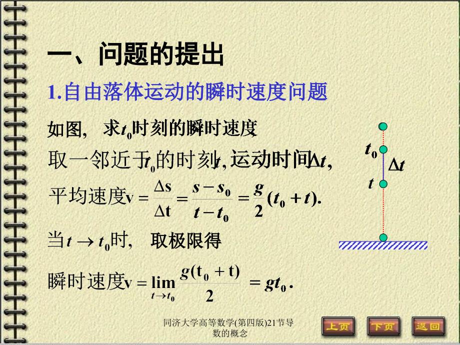 同济大学高等数学(第四版)21节导数的概念课件_第2页