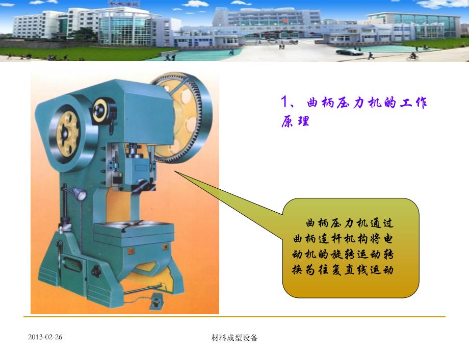 压力机工作原理与分类课件_第4页