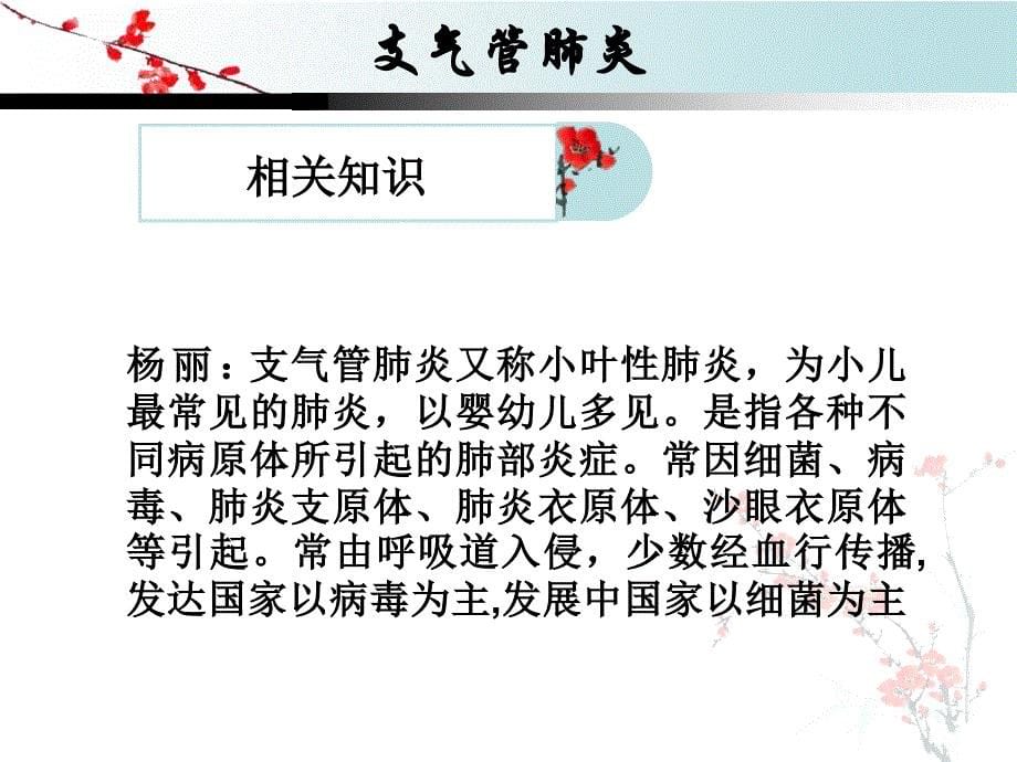 小儿支气管肺炎病例讨论_第5页