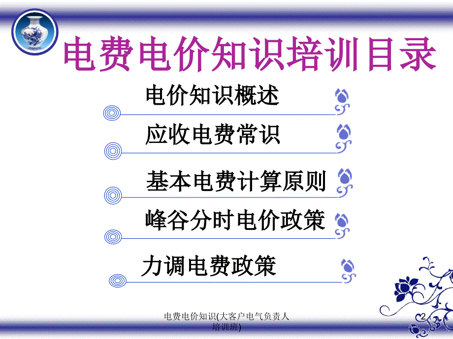 电费电价知识大客户电气负责人培训班PPT课件_第2页