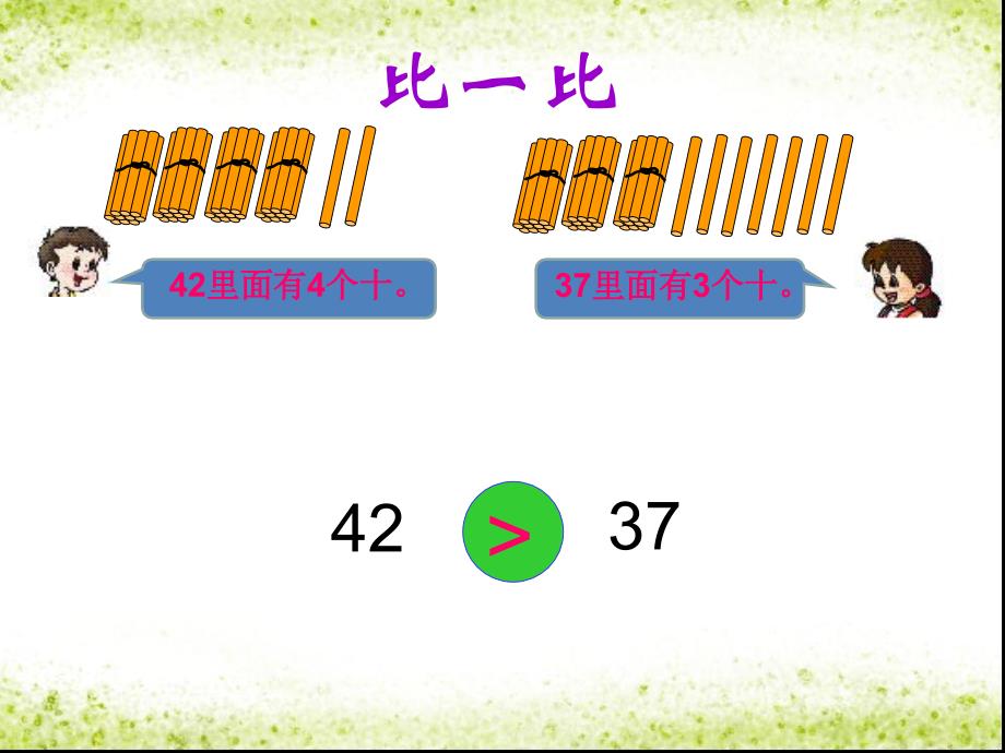 人教版数学一年级下册《_比较大小》_第3页