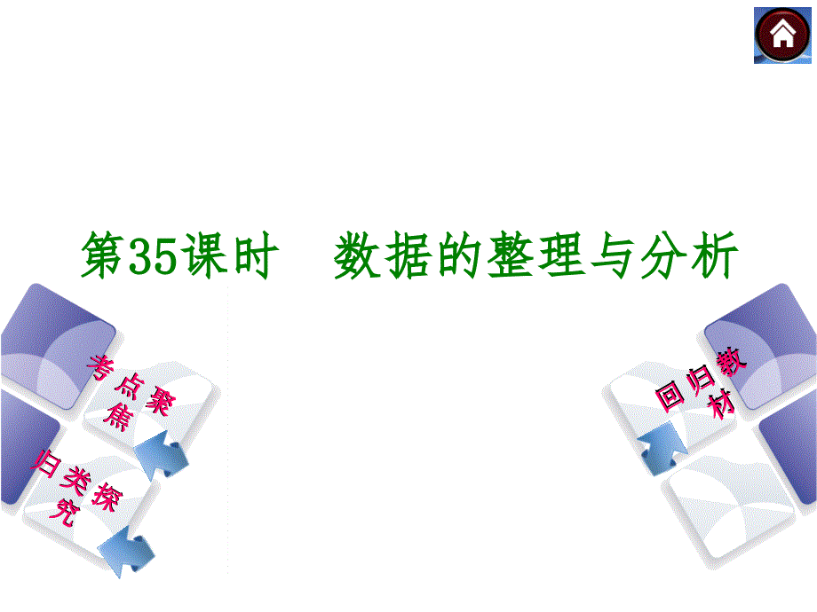 【2014中考复习方案】（人教版）中考数学复习权威课件（考点聚焦+归类探究+回归教材）：35数据的整理与分析（22张含13年试题）_第2页