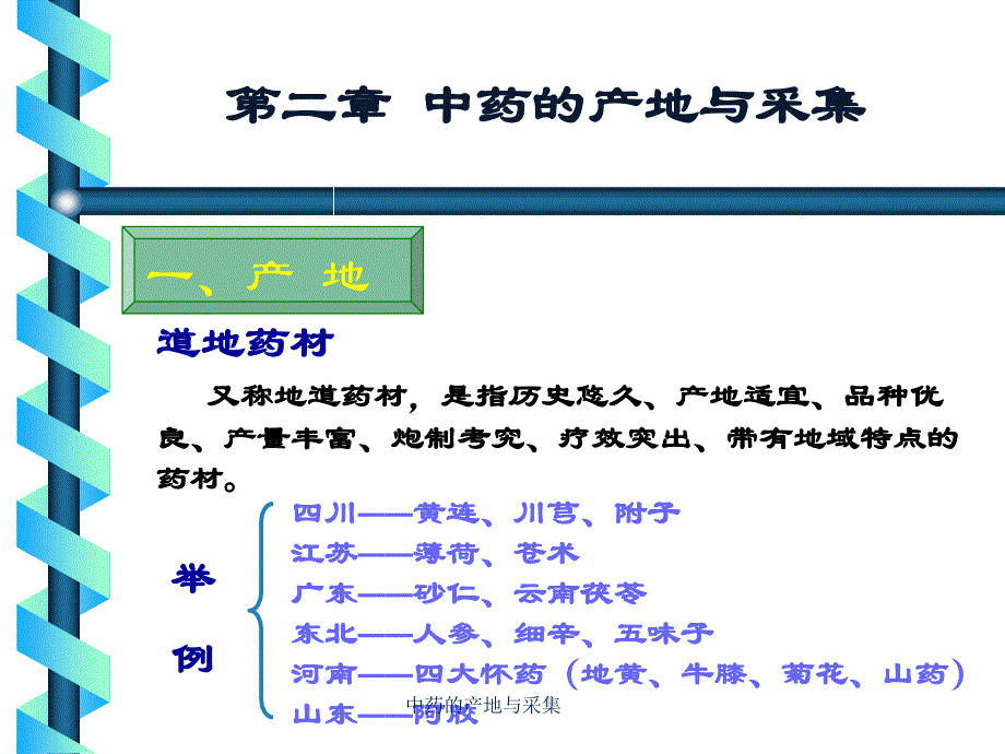 中药的产地与采集课件_第1页