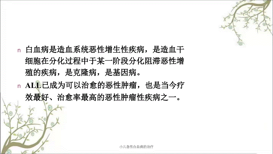 小儿急性白血病的治疗_第2页