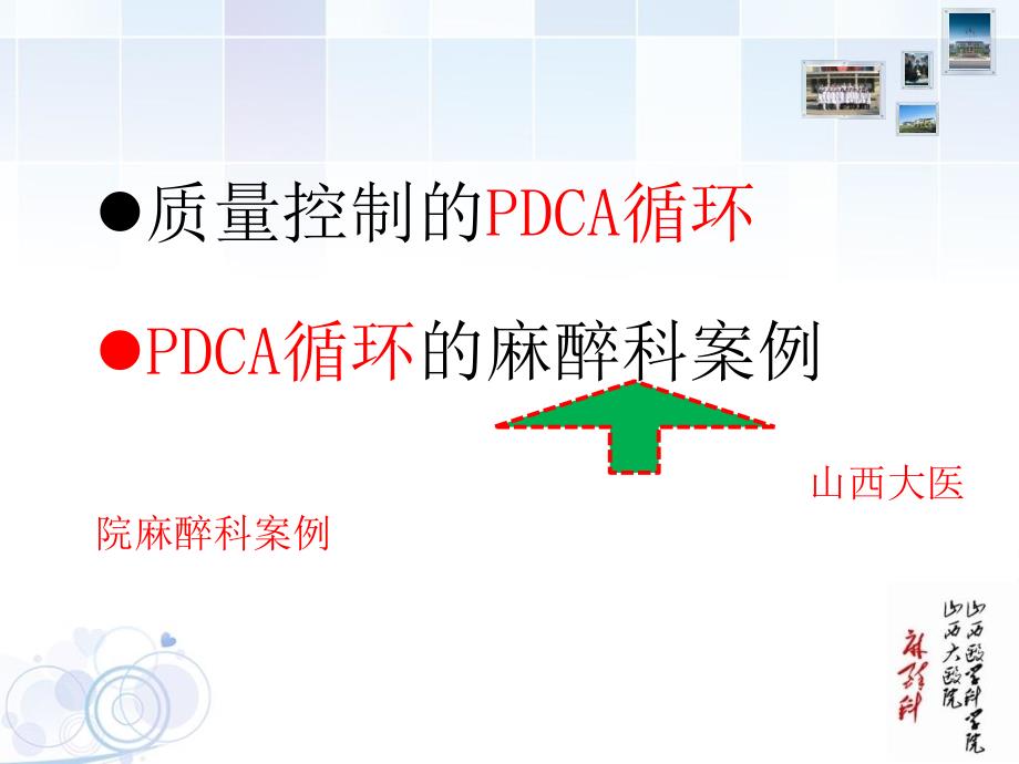 临床麻醉质量控制的PDCA循环新青年麻醉论坛_第3页