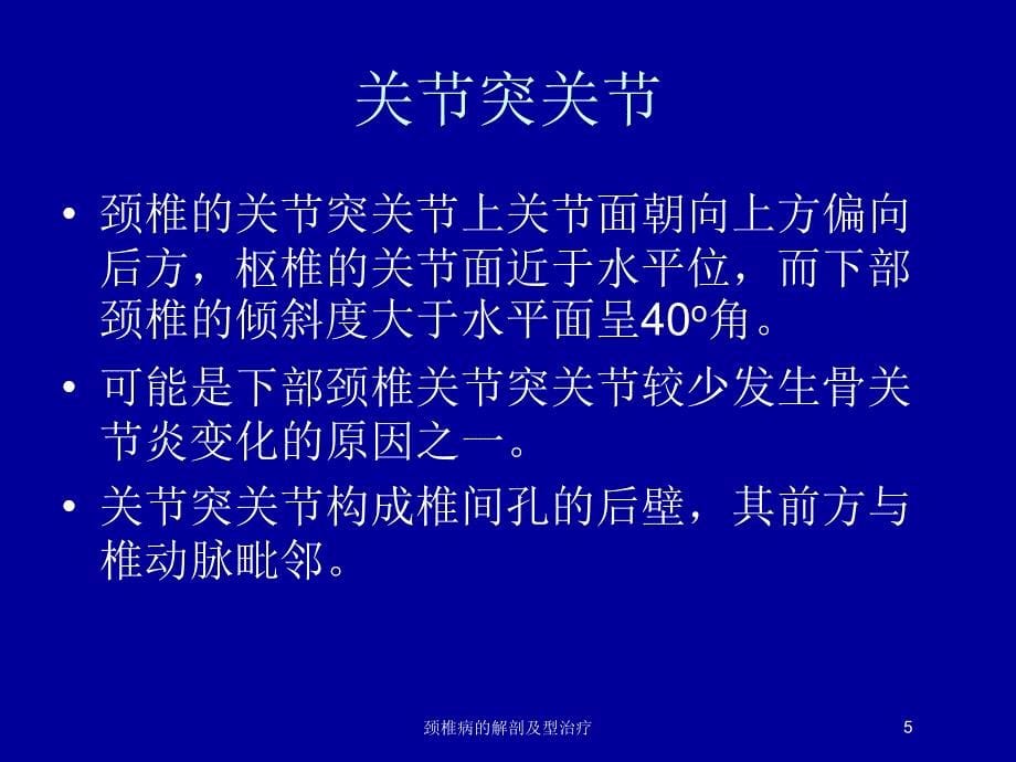 颈椎病的解剖及型治疗培训课件_第5页