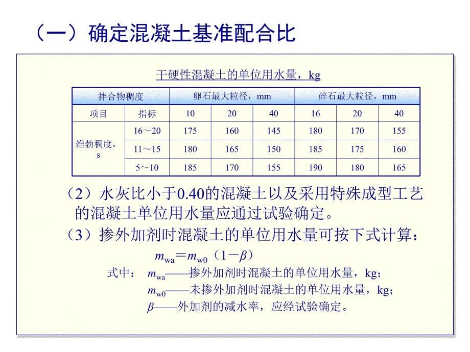 混凝土配合比计算ppt课件_第5页