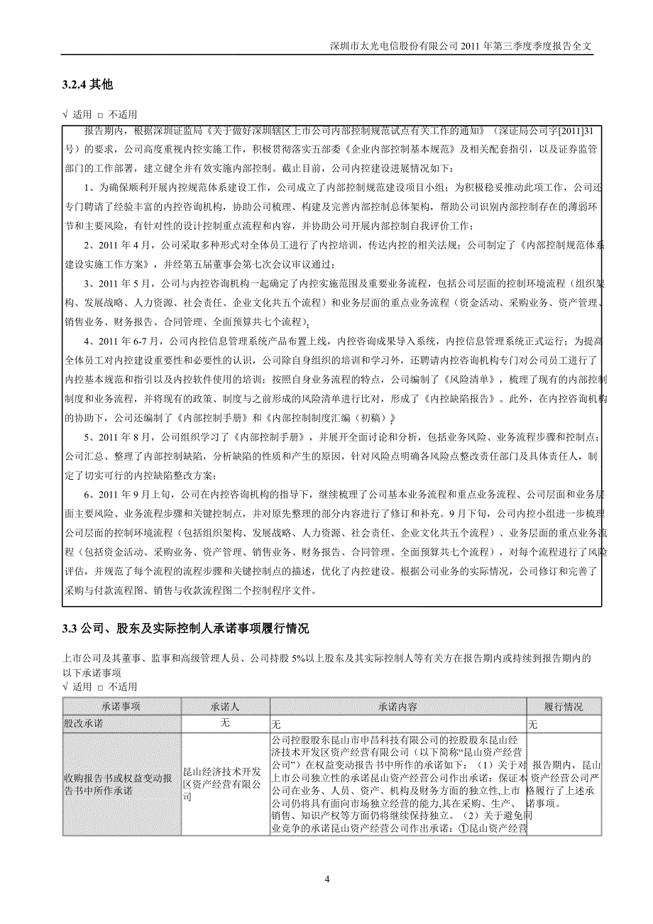 ST 太 光：第三季度报告全文_第4页