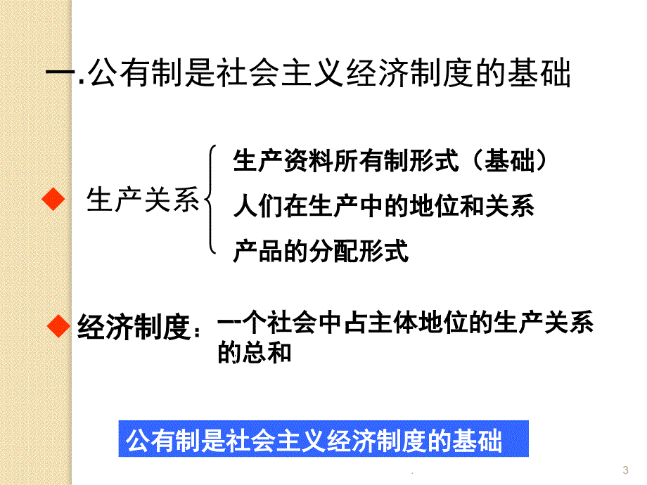 高一上公有制是社会主义经济制度的基础PowerPoint演示文稿_第3页