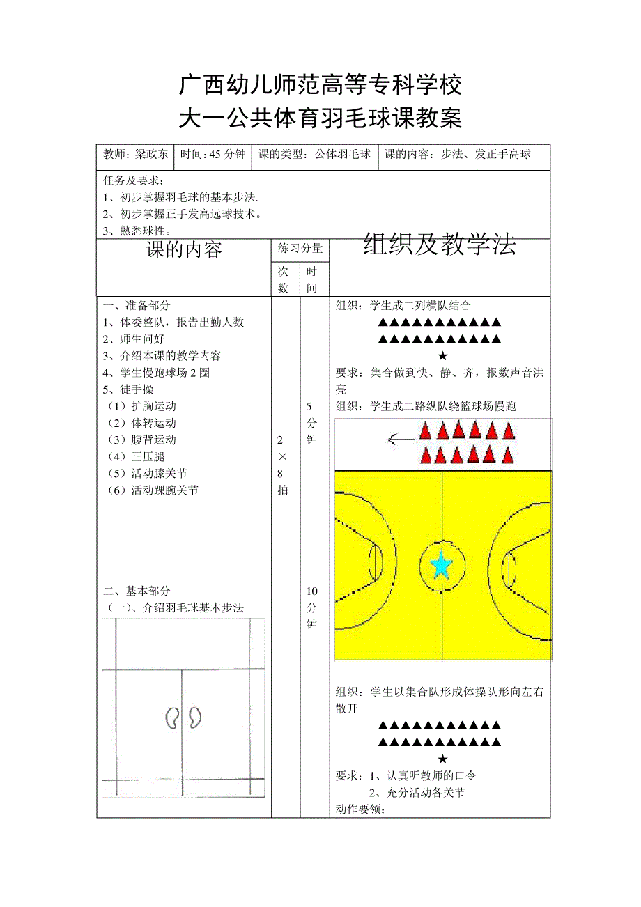 羽毛球教案233934_第1页