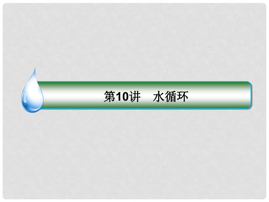 高考地理大一轮复习 10水循环课件 新人教版_第4页