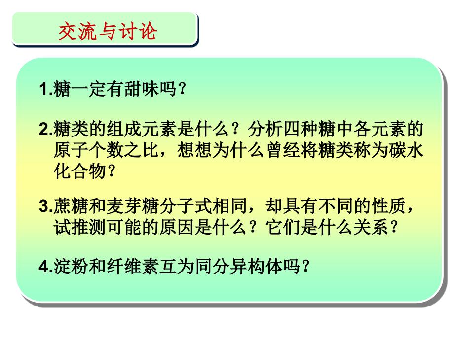 高中化学糖类课件_第4页