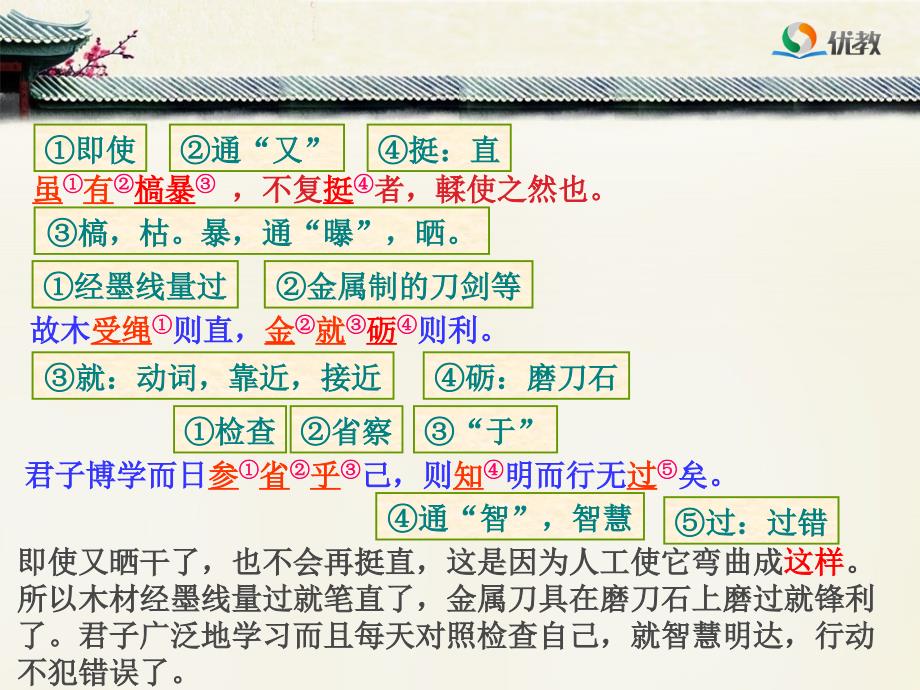 劝学课文对译_第3页