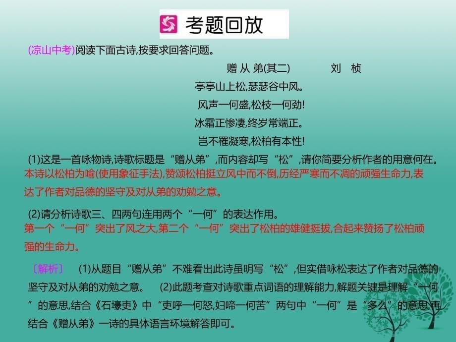 2017年春八年级语文下册第6单元古诗词诵读课件新人教版.ppt_第5页