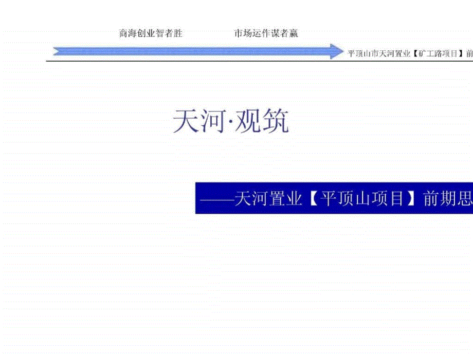 河南平顶山天河置业矿工路项目天河&#183;观筑前期策划100页_第2页