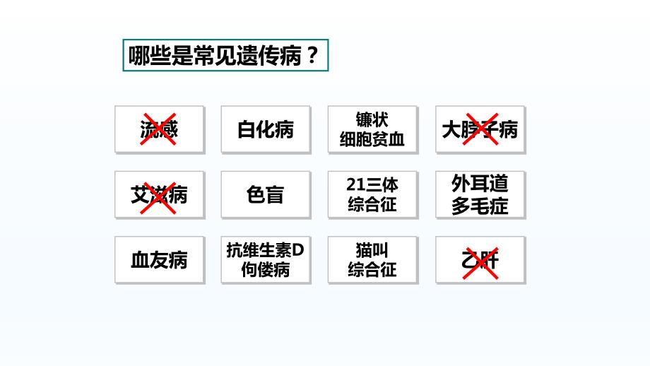 【高中生物】人类遗传病课 2022-2023学年高一下学期生物人教版必修2_第3页