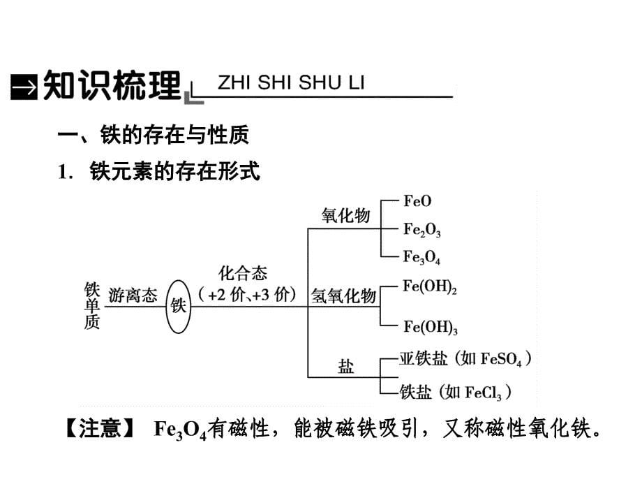 一轮复习人教版铁及其化合物课件_第5页