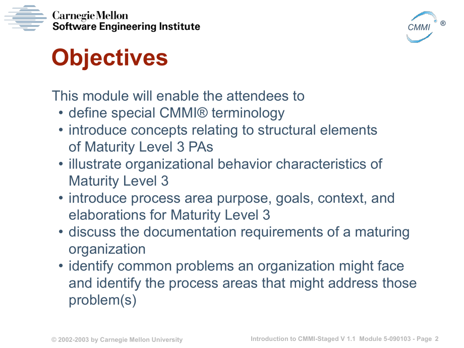 卡内基梅隆大学CMMI全套培训教材(下册)_第2页