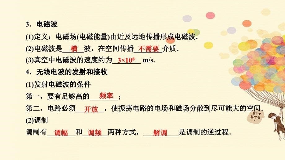 2018版高考物理一轮复习 第十六章 光学 电磁波 相对论 16.3 电磁波 光的波动性 相对论课件_第5页