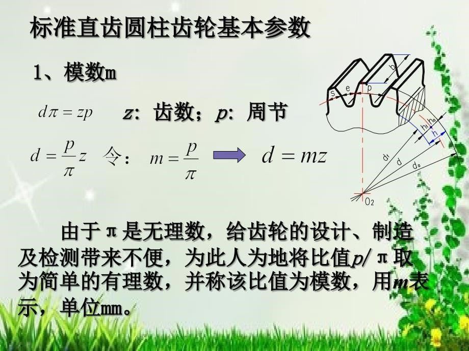 第四节渐开线标准直齿圆柱齿轮各部分的名称及基本参数_第5页