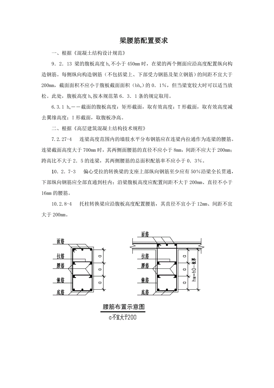 梁腰筋配置要求_第1页