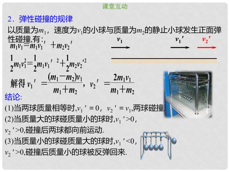 高考物理总复习 第六章 碰撞与动量守恒 622 考点强化 碰撞模型的规律及应用课件_第3页