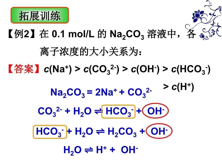 盐类水解之离子浓度的比较_第5页