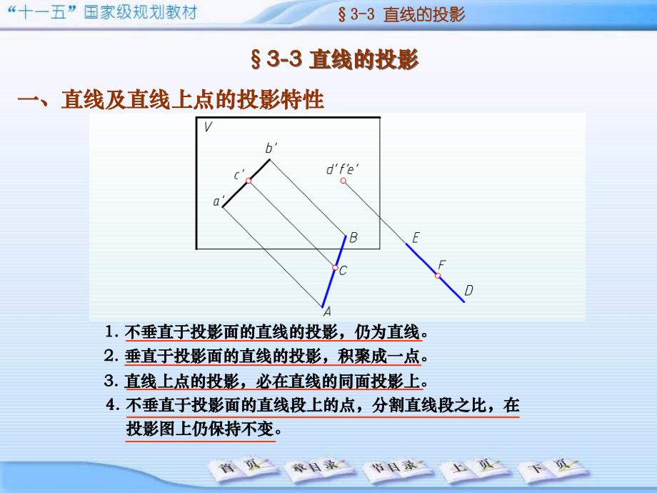 机械制图课件：03_点、直线、平面的投影(3)_第1页