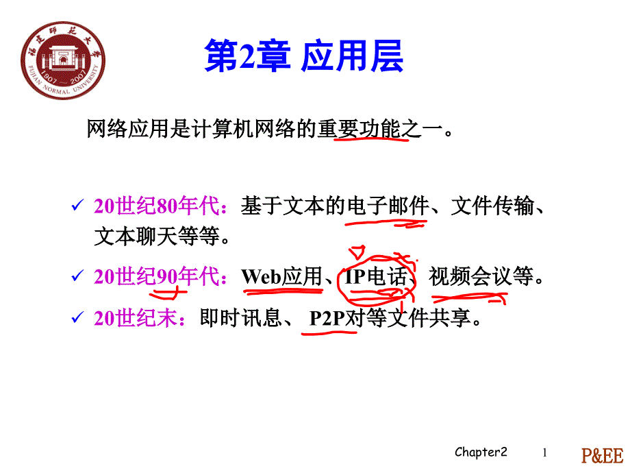 计算机网络-自顶向下方法：第2章 应用层_第1页