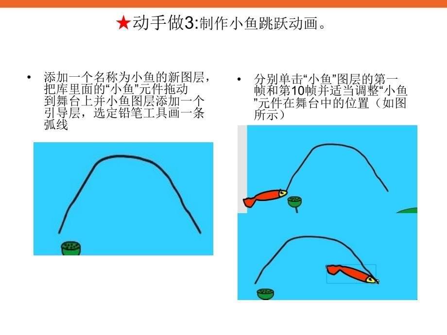 制作小鱼跳跃动画ppt课件信息技术八上_第5页