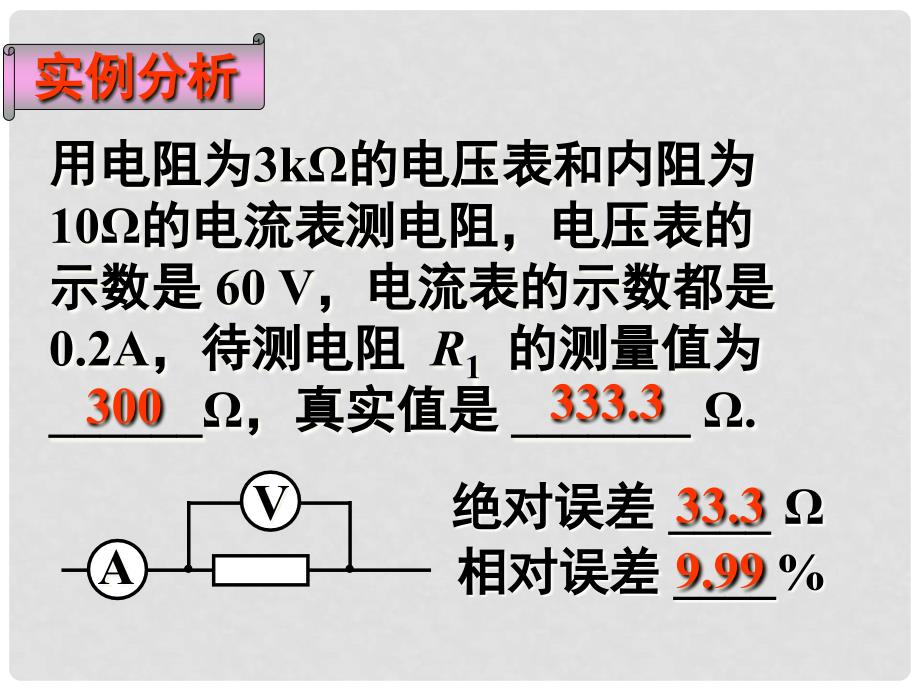 江苏省南京化学工业园区高中物理 2.4串并电路电阻测量课件 新人教版选修31_第4页