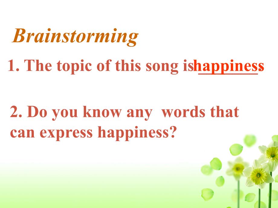 七年级英语Unit2 What is happiness to youwordpower 4（ppt）牛津版选修六_第2页