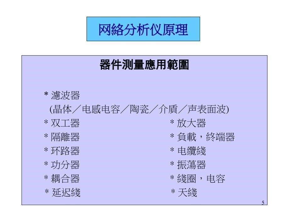 矢量网络分析仪的原理及测试方法_第5页