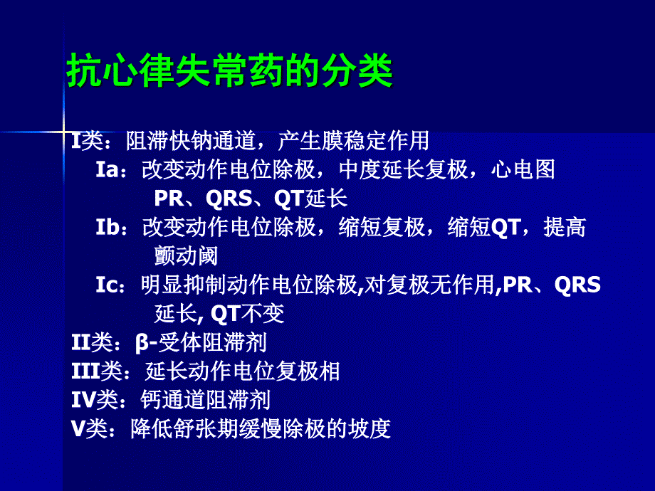 临床医学之抗心律失常药物的应用PPT课件精心收编整理后首发_第1页