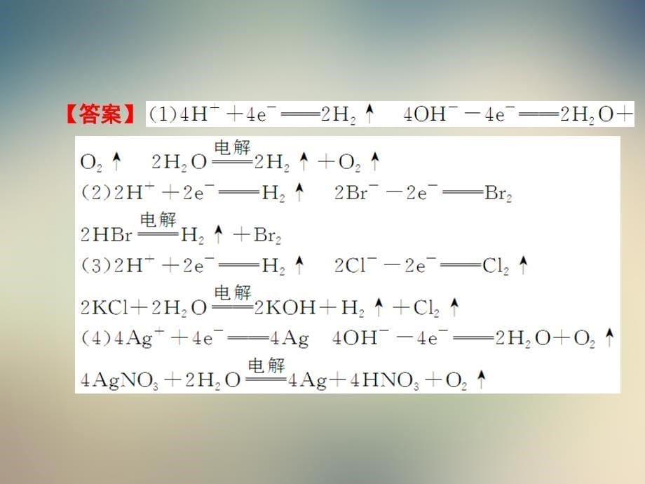 一轮复习人教版电解池金属的电化学腐蚀与防护课件_第5页