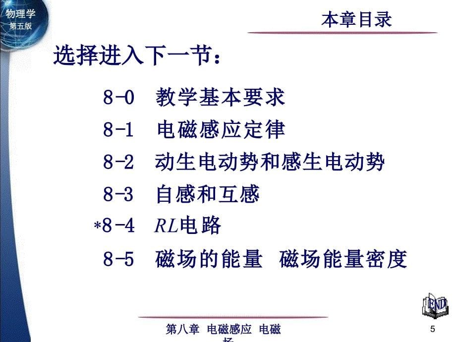 大学物理：8-0 教学基本要求_第5页