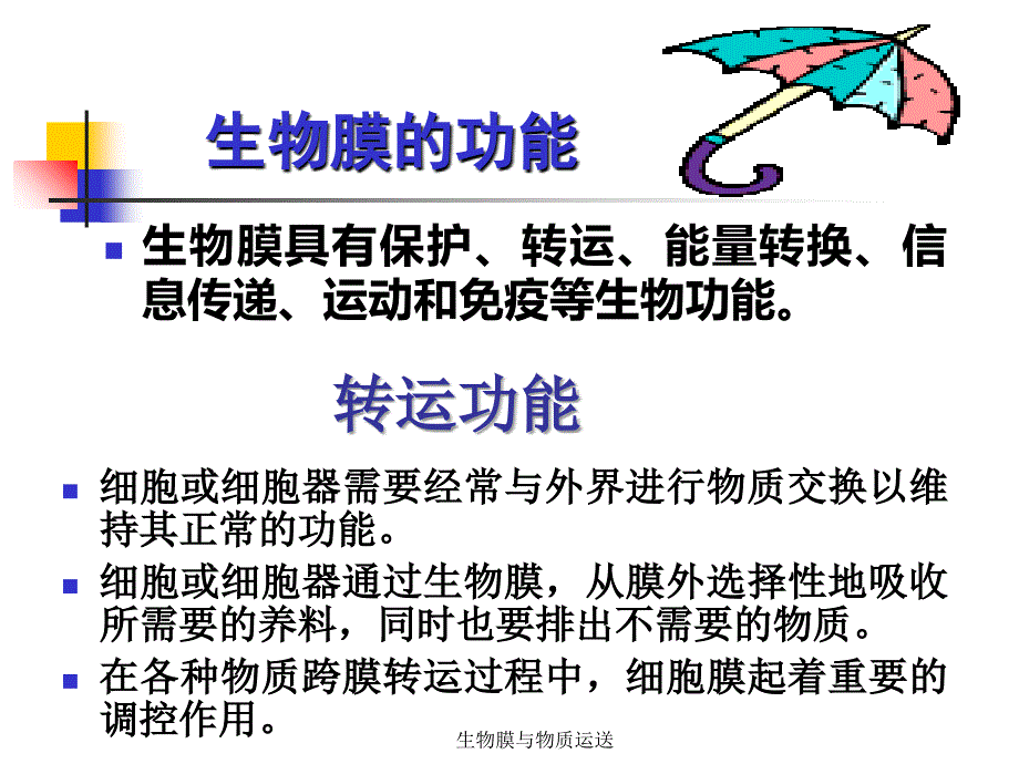 生物膜与物质运送课件_第2页