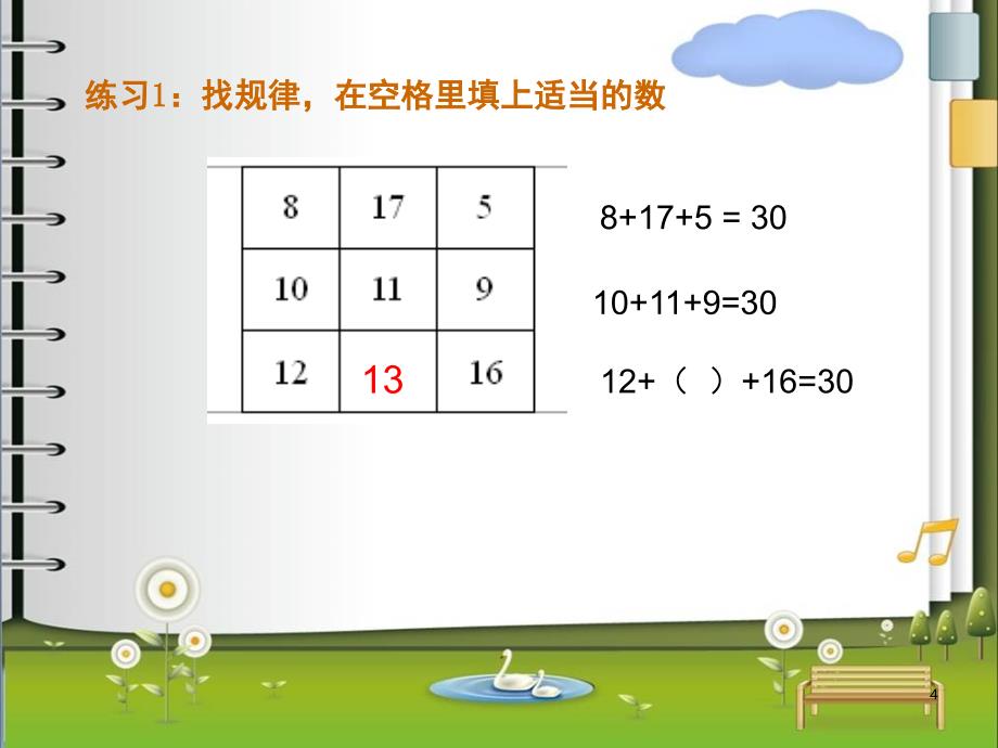 小学四年级奥数举一反三寻找规律二课堂PPT_第4页