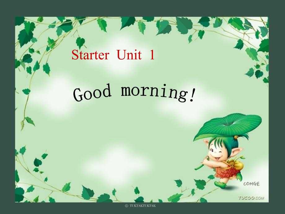 七年级-英语课件-starter_unit_1_Good_morning-人教版_第1页