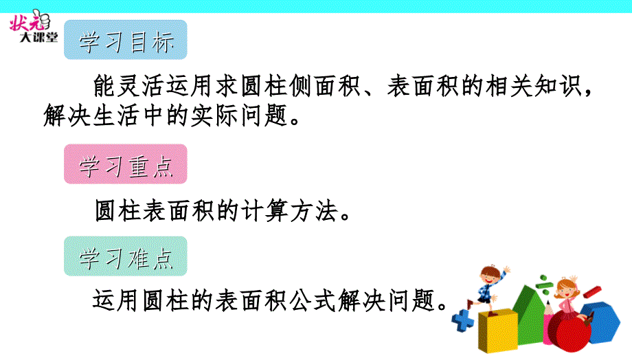 圆柱的表面积复习课PPT课件_第3页