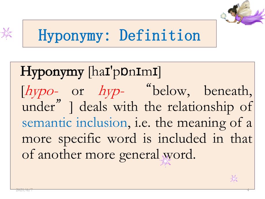 Lecture-9-HyponymyMeronymy-and-Semantic-FieldPPT课件_第4页