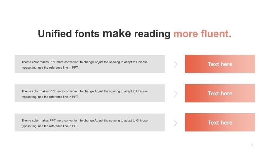 橙色扁平创意互联网PPT主题_第5页