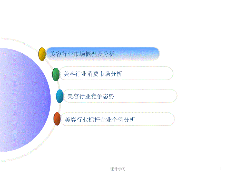 美容行业分析#参考课件_第1页